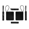 Внешний аккумулятор со встроенным кабелем USB-C «Дэнси», 5000 мАч, черный
