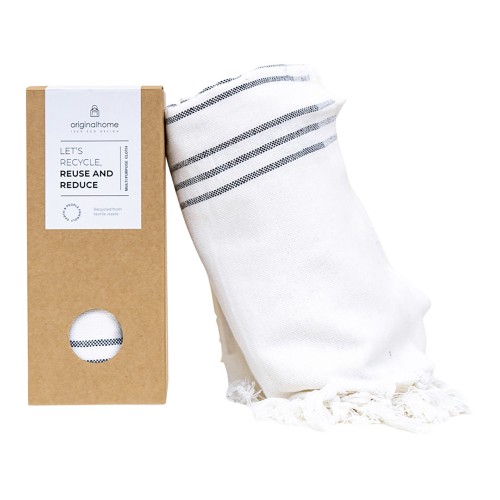 Originalhome плед 3-в-1 из переработанных материалов - 85 x 175 см - Белый