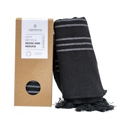 Originalhome плед 3-в-1 из переработанных материалов - 85 x 175 см - Белый