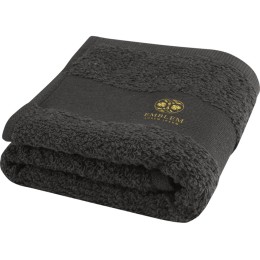 Хлопковое полотенце для ванной Sophia 30x50 см плотностью 450 г/м2, антрацит