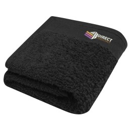 Хлопковое полотенце для ванной Chloe 30x50 см плотностью 550 г/м2, черный