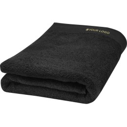 Полотенце для ванны Ellie из хлопка плотностью 550 г/м2 и размером 70x140 см, черный