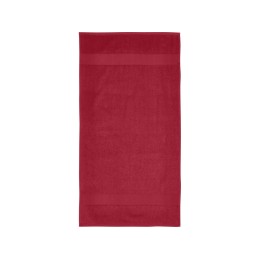 Хлопковое полотенце для ванной Charlotte 50x100 см с плотностью 450 г/м2, красный