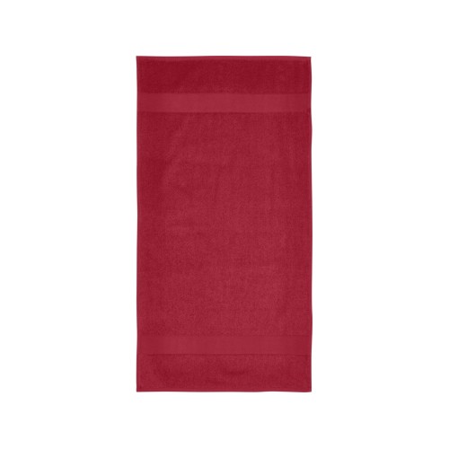 Хлопковое полотенце для ванной Charlotte 50x100 см с плотностью 450 г/м2, красный