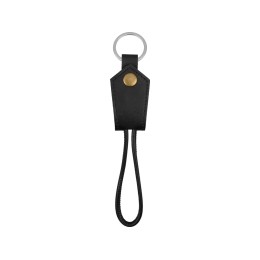 Кабель-брелок USB-MicroUSB «Pelle», черный