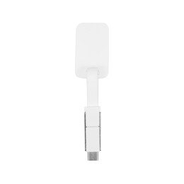 Зарядный кабель 3-в-1 "Charge-it", белый