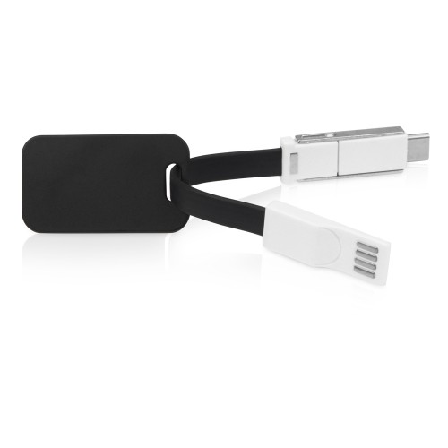 Зарядный кабель 3-в-1 "Charge-it", черный