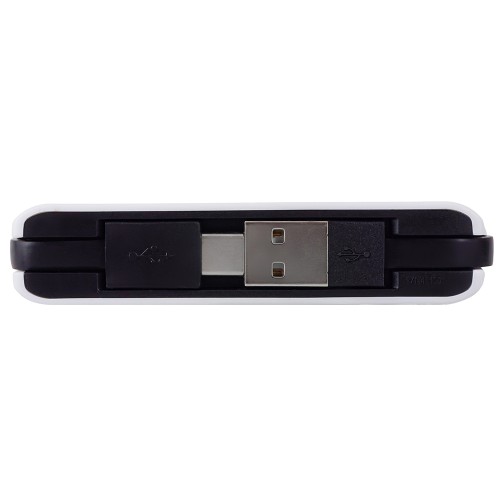 USB-хаб «Hubix» с коннектором 2-в-1 USB-C и USB-A, 2.0, белый