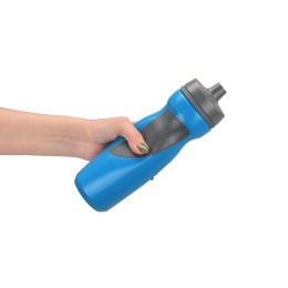 Спортивная бутылка «Flex» 709 мл, голубой/серый