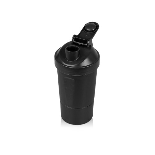Шейкер для спортивного питания «Level Up», черный