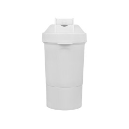 Шейкер для спортивного питания «Level Up», белый