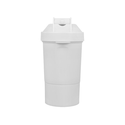 Шейкер для спортивного питания «Level Up», белый