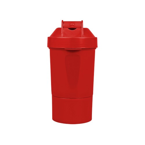 Шейкер для спортивного питания «Level Up», красный