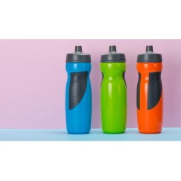 Спортивная бутылка «Flex» 709 мл, голубой/серый