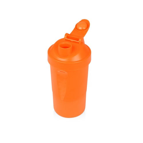 Шейкер для спортивного питания «Level Up», оранжевый