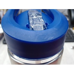 Бутылка для воды "Pallant ", тритан, 700мл, прозрачный/синий