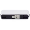 USB-хаб «Hubix» с коннектором 2-в-1 USB-C и USB-A, 2.0, белый