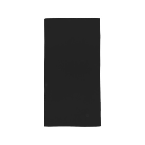 Lucas спортивное полотенце из переработанного полиэстера 70х140 см - сплошной черный