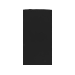 Lucas спортивное полотенце из переработанного полиэстера 70х140 см - сплошной черный