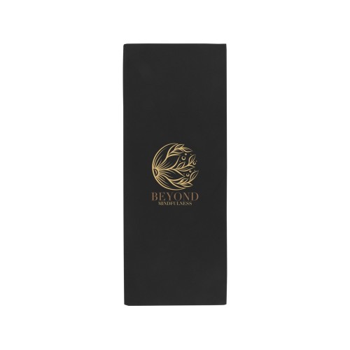 Althea спортивное полотенце 30х80 см - сплошной черный