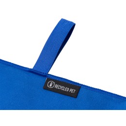 Легкое полотенце Gulpi  из микрофибры RPET с ремешком для складывания, 70*120 см, королевский синий