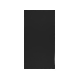 Lucas спортивное полотенце из переработанного полиэстера 50х100 см - сплошной черный