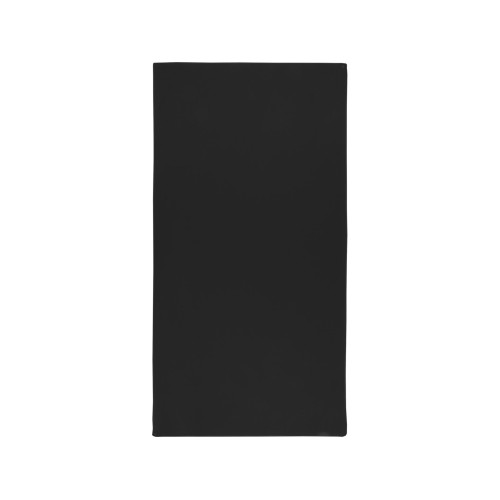 Lucas спортивное полотенце из переработанного полиэстера 50х100 см - сплошной черный