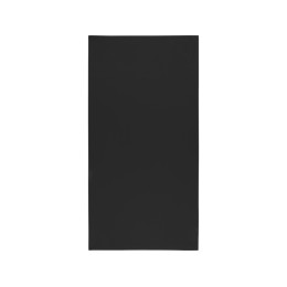 Lucas спортивное полотенце из переработанного полиэстера 50х100 см - сплошной черный