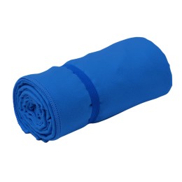 Легкое полотенце Gulpi  из микрофибры RPET с ремешком для складывания, 70*120 см, королевский синий