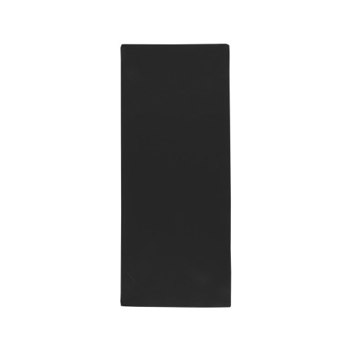 Lucas спортивное полотенце из переработанного полиэстера 30х80 см - сплошной черный