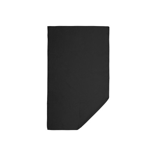 Легкое полотенце Gulpi  из микрофибры RPET с ремешком для складывания, 38*68 см, черный