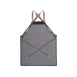 Джинсовый фартук с карманами Fry, черный