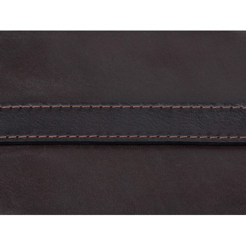 Набор: фартук из натуральной кожи в тубусе, темно-коричневый