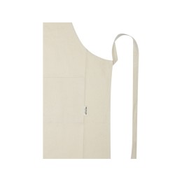 Nia фартук из переработанного хлопка плотностью 200 г/м² - Зеленый яркий