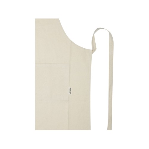 Nia фартук из переработанного хлопка плотностью 200 г/м² - Зеленый яркий