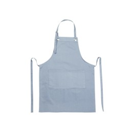 Хлопковый фартук Delight с карманом и регулируемыми завязками, антрацит