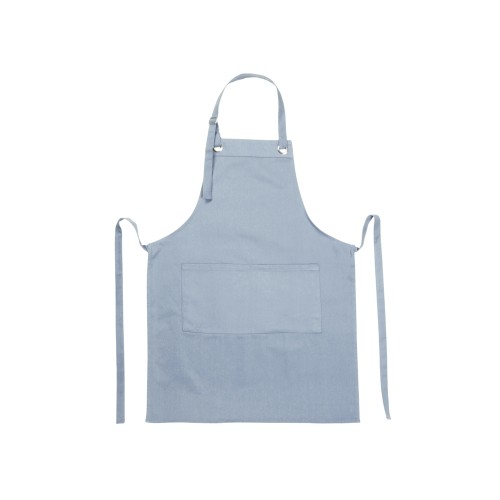 Хлопковый фартук Delight с карманом и регулируемыми завязками, антрацит