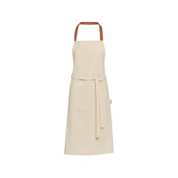 Nia фартук из переработанного хлопка плотностью 200 г/м² - красный кирпичный