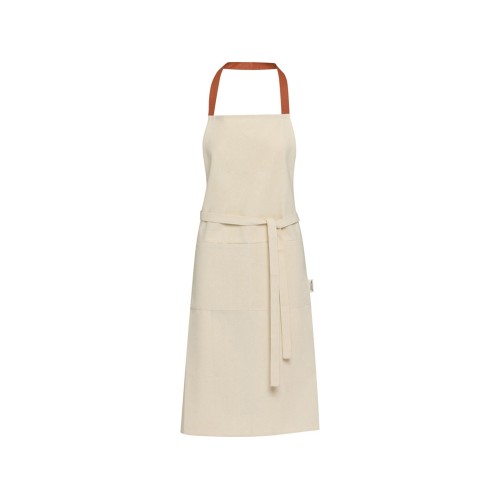 Nia фартук из переработанного хлопка плотностью 200 г/м² - красный кирпичный