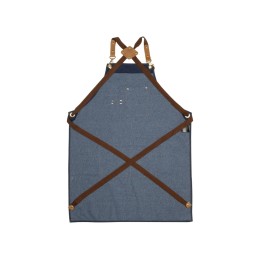 Джинсовый фартук с карманами Fry, синий