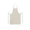 Хлопковый фартук Delight с карманом и регулируемыми завязками, бежевый