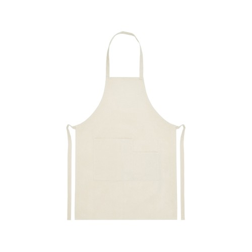 Khana Хлопковый фартук плотностью 280 г/м2, белый