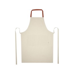 Nia фартук из переработанного хлопка плотностью 200 г/м² - красный кирпичный