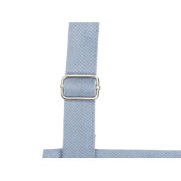 Хлопковый фартук Delight с карманом и регулируемыми завязками, антрацит