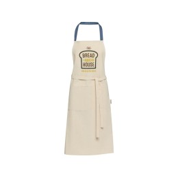 Nia фартук из переработанного хлопка плотностью 200 г/м² - Синий ледяной