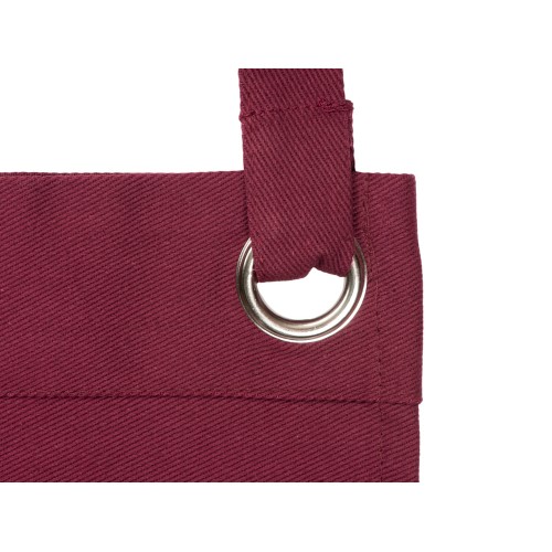 Хлопковый фартук Delight с карманом и регулируемыми завязками, бургунди