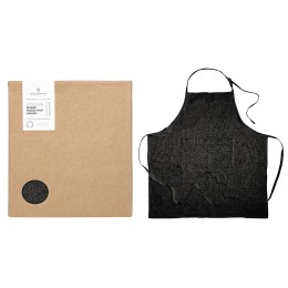 Originalhome фартук из переработанных материалов - сплошной черный