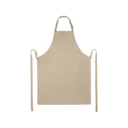 Фартук Andrea плотностью 240 г/м² с регулируемой завязкой на шее - Oatmeal