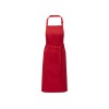 Фартук Andrea плотностью 240 г/м² с регулируемой завязкой на шее - Красный
