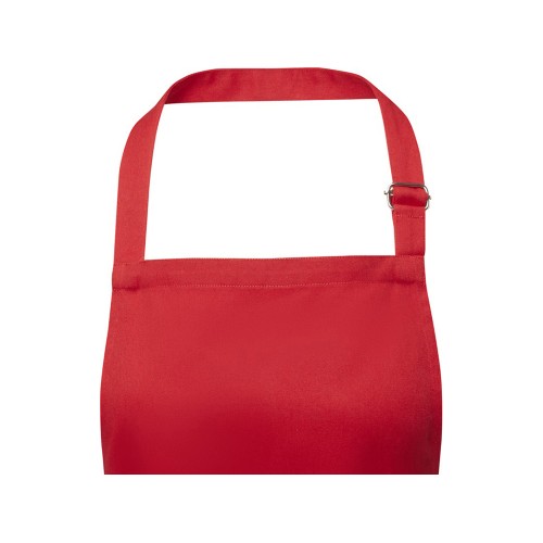 Фартук Andrea плотностью 240 г/м² с регулируемой завязкой на шее - Красный
